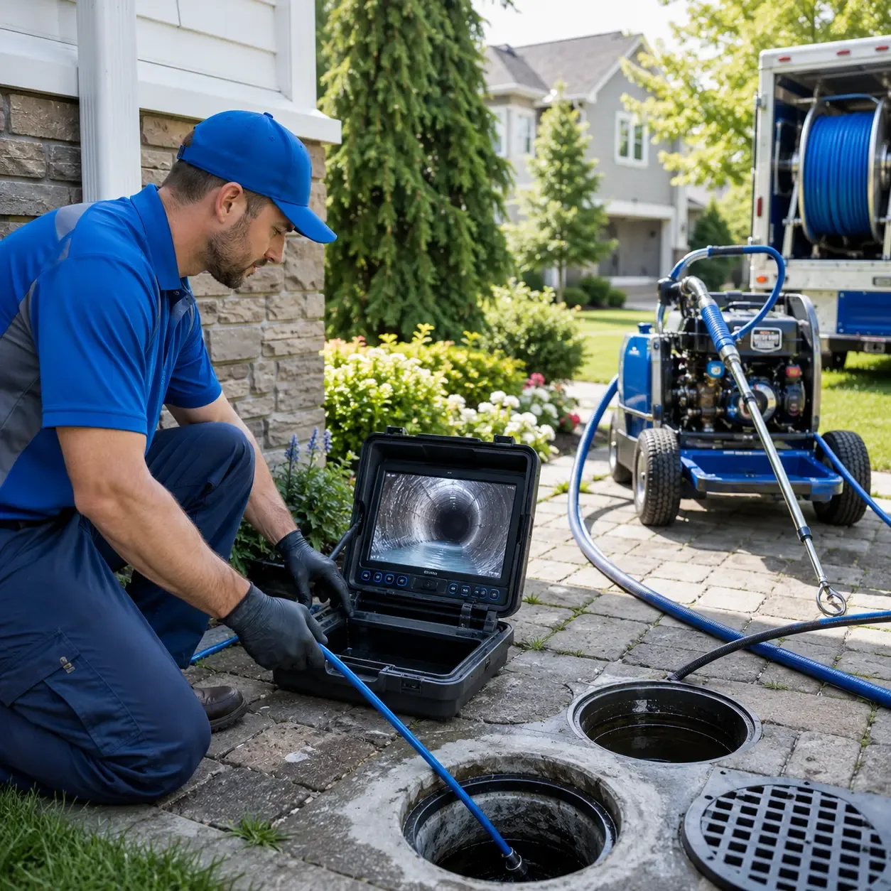 Outdoor drain cleaning professionals serving Grand Rapids, MI